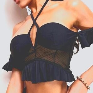 ASOS never worn black top. Great for swim or even a night out